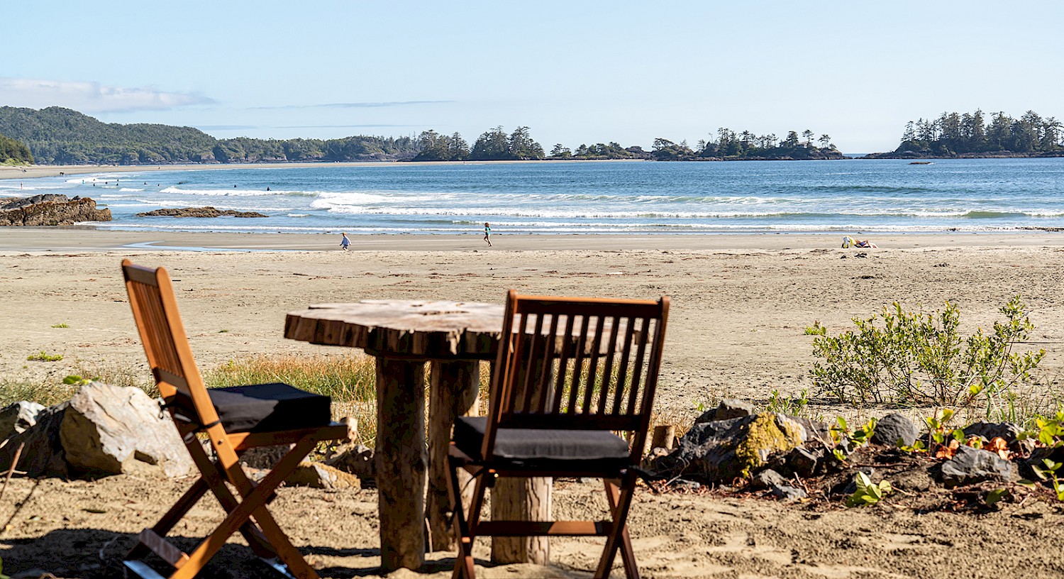 View from Summer Crab Cookout Overlooking Chesterman Beach
