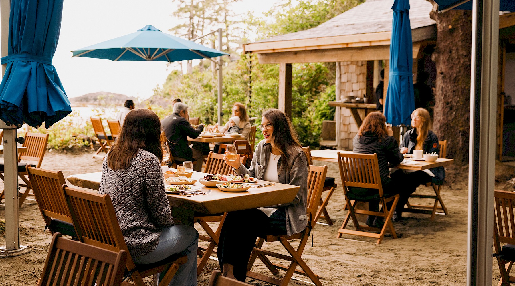 View from Summer Crab Cookout Overlooking Chesterman Beach