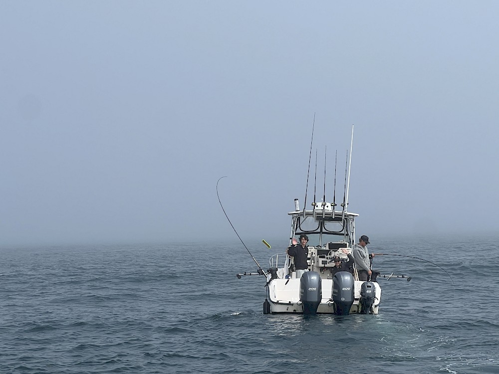 Coastal Charters boat out at sea
