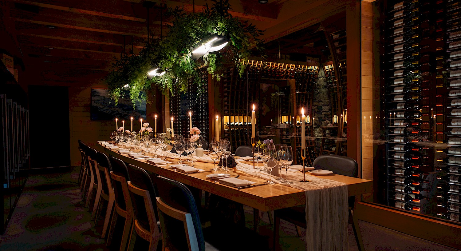 Howards Wine Cellar event setup