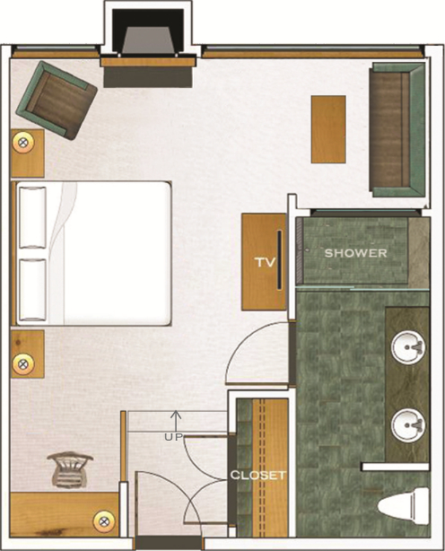 Second Floor East Deluxe floorplan